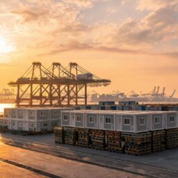Chinese Prefab Houses Find Global Market as 'Giant Parcels' 4 02178727113548291be90b70b1bfc3059428bd07e108b7e6ec33a 0