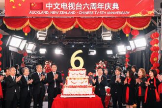 王俊超副总领事出席新西兰Channel 33中文电视台六周年庆典
